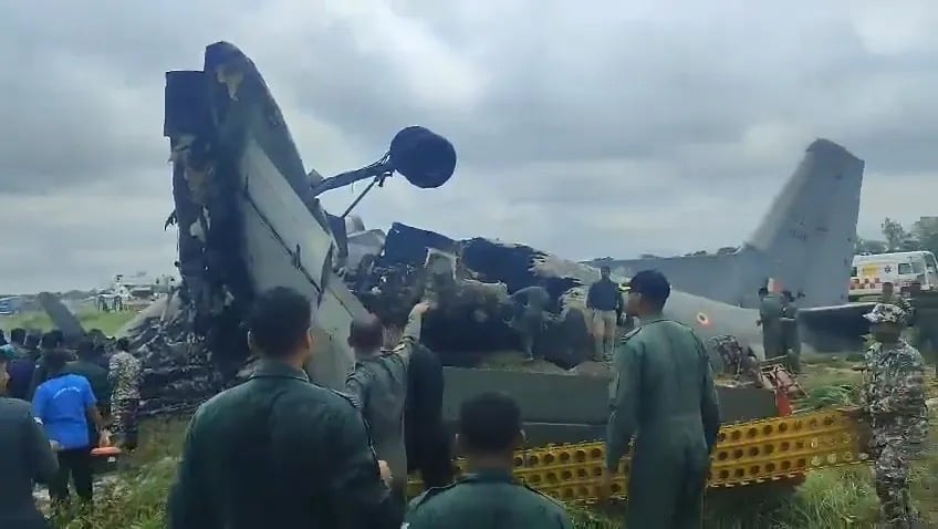 Five Killed As Indian Air Force Plane Crashes At Jorhat Base