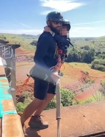 Coach Charged Over Brazil Bridge Death Filmed Jumping With Child