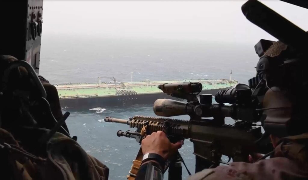 US Marines Board Tanker Near Strait Of Hormuz As Iran Blockade Tightens