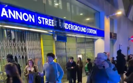 Casualty on tracks near Cannon Street causes severe Tube disruption at the evening rush hour